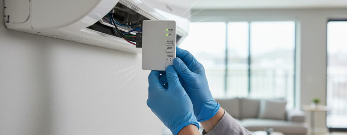 Cum funcționează interfața WiFi BRP069B45 pentru aparatele de aer condiționat Daikin Sensira