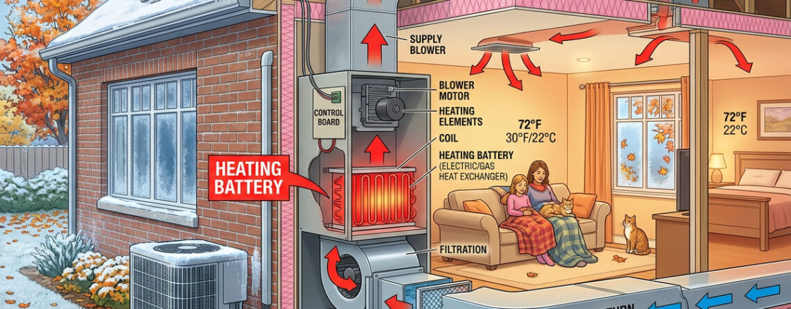 Baterii de încălzire în sisteme HVAC rol și importanță în sezonul rece