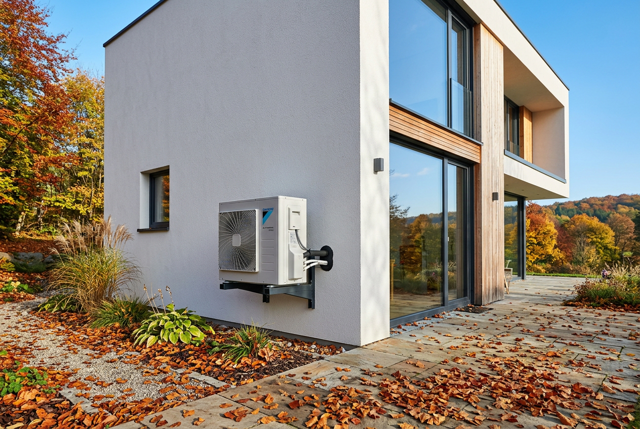 Daikin Altherma 3 R W pentru încălzire în pardoseală și răcire eficientă vara climatizaresibiu