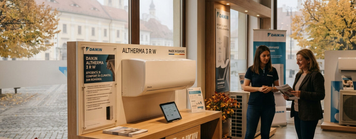 Daikin Altherma 3 R W soluția premium pentru climatizare rezidențială completă