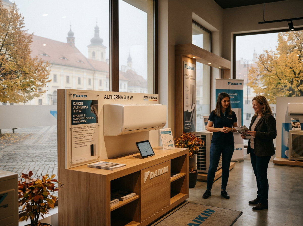Daikin Altherma 3 R W soluția premium pentru climatizare rezidențială completă