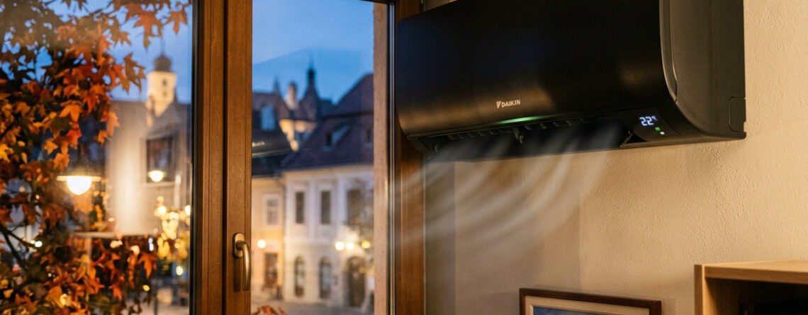 Daikin Nepura Stylish în Sibiu climatizare eficientă și funcționare silențioasă