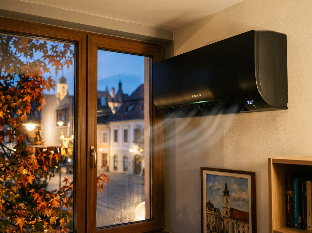 Daikin Nepura Stylish în Sibiu climatizare eficientă și funcționare silențioasă